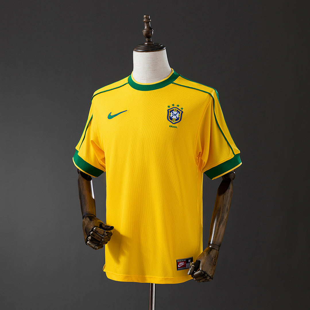 Camiseta Retro Brasil Local 1998 - frente