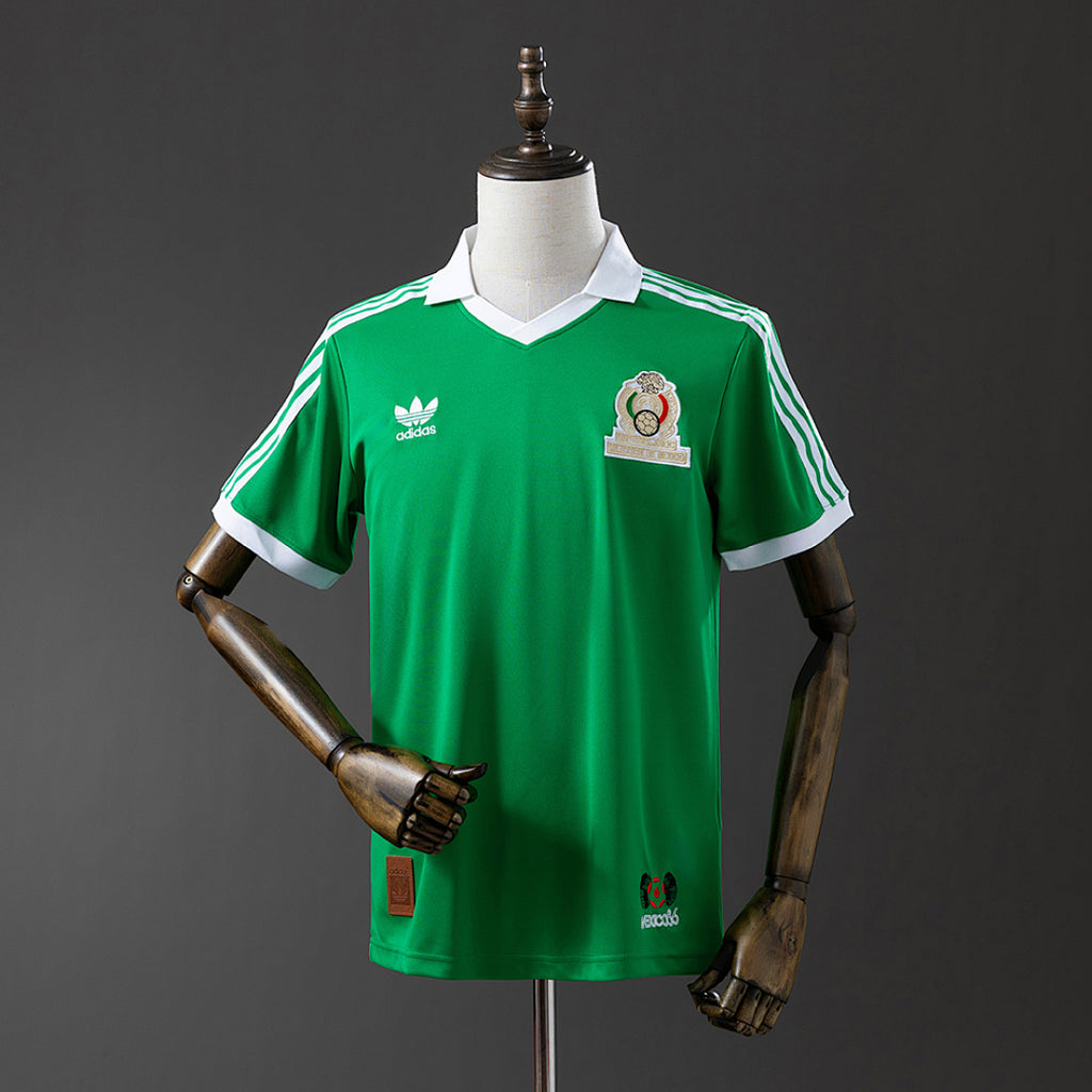 Camiseta Retro México Local 1986 - frente