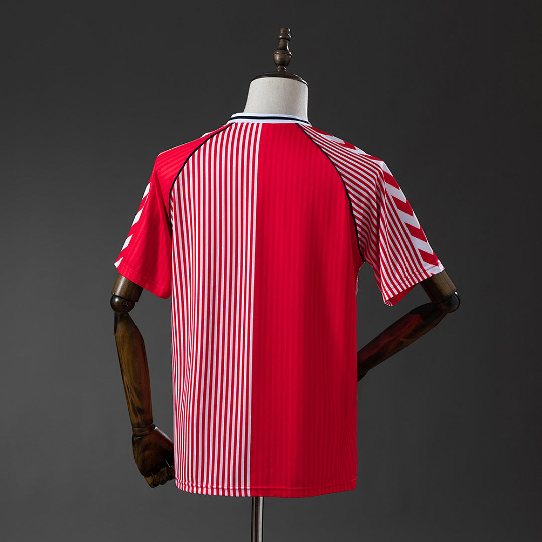 Camiseta Retro Dinamarca Local 1986 - espalda