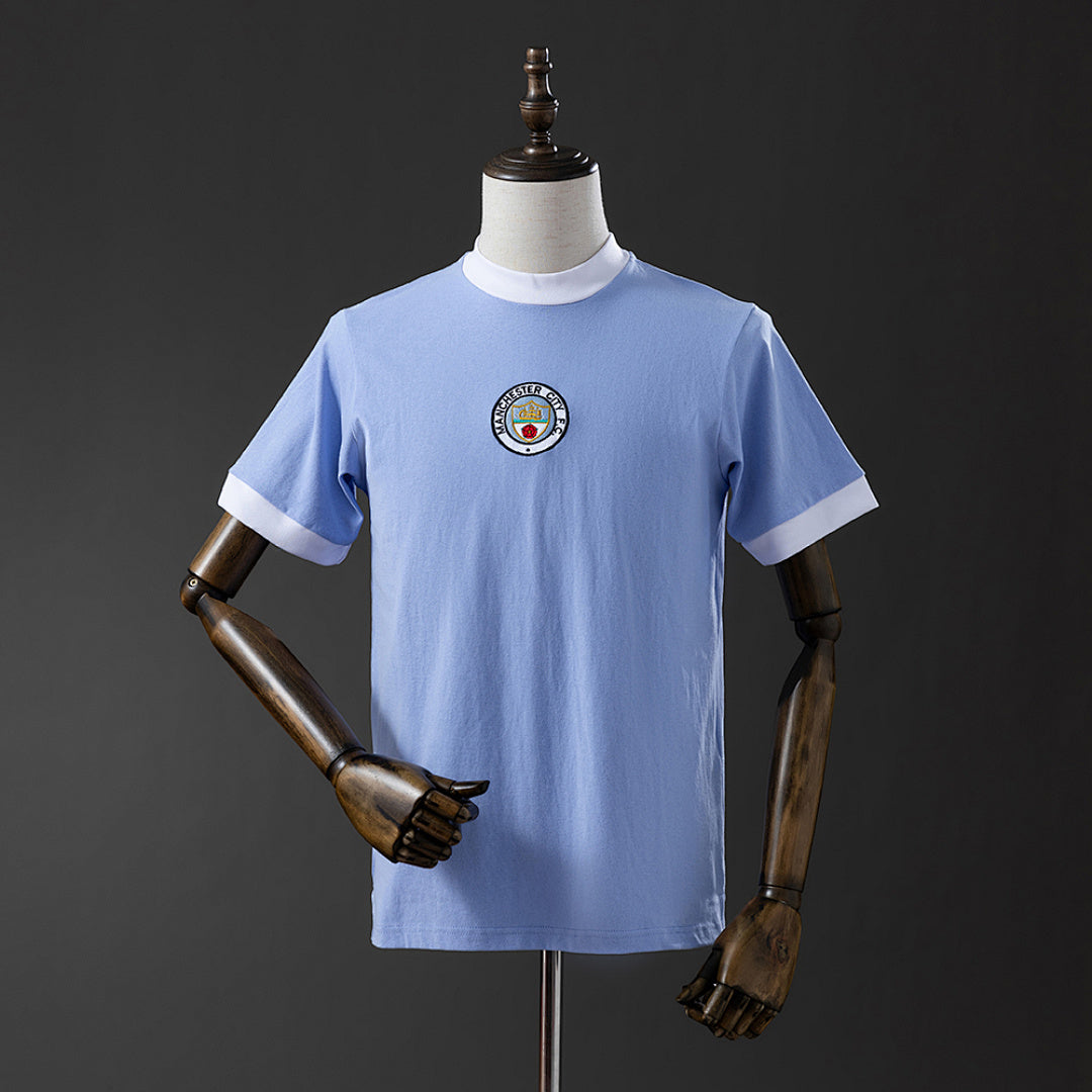 Camiseta Retro Manchester City Local 1972 - frente