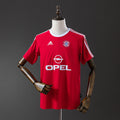 Camiseta Retro Bayern Múnich Local Gris y Burdeos 00/01 - frente