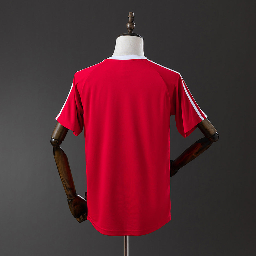 Camiseta Retro Bayern Múnich Local Roja y Negra 00/01 - espalda