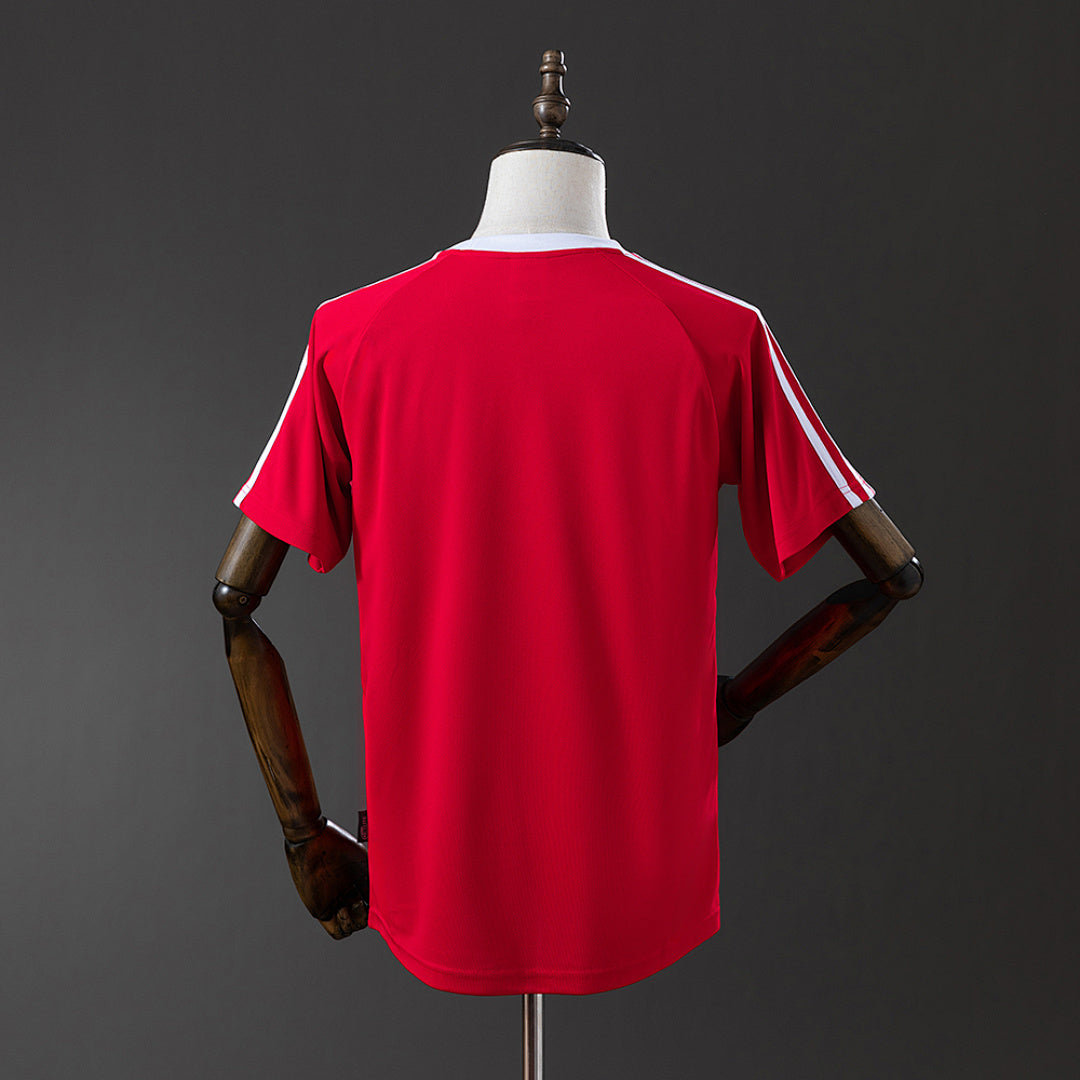 Camiseta Retro Bayern Múnich Local Roja y Negra 00/01 - espalda