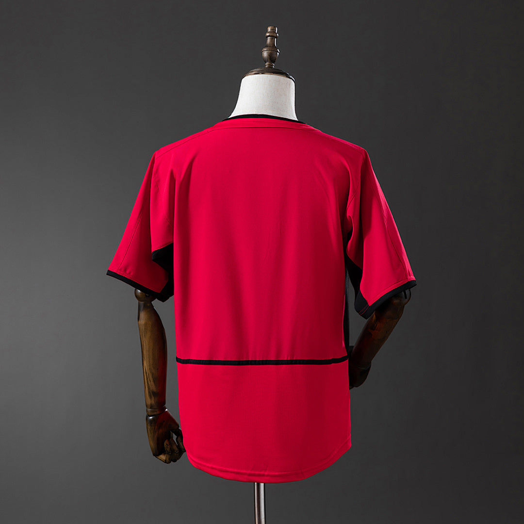 Camiseta Retro Manchester United Local 02/04 - espalda
