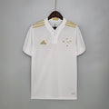 Camiseta Retro Cruzeiro Visita Blanca 21/22 - frente
