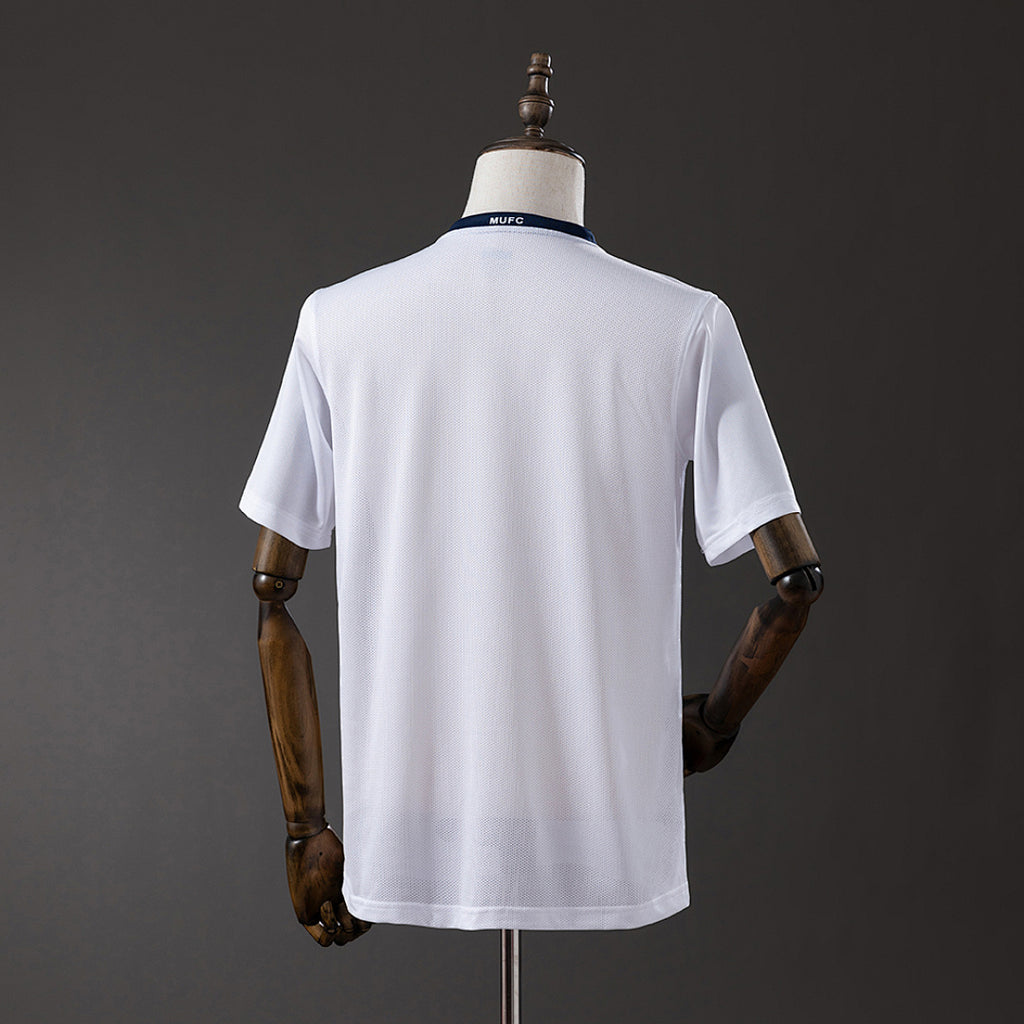 Camiseta Retro Manchester United Visita Blanca Champions League 08/09 - espalda