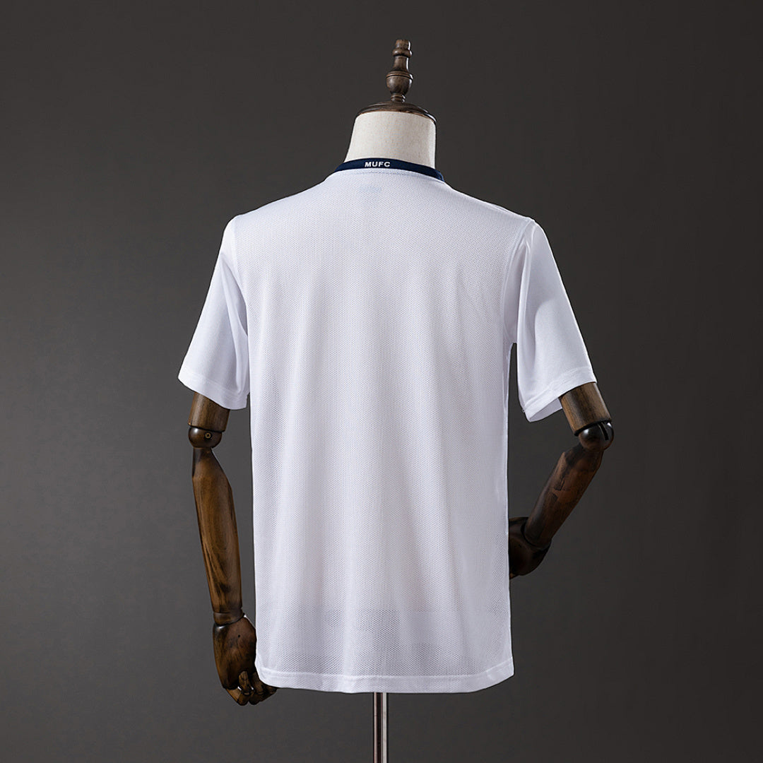 Camiseta Retro Manchester United Visita Blanca Champions League 08/09 - espalda
