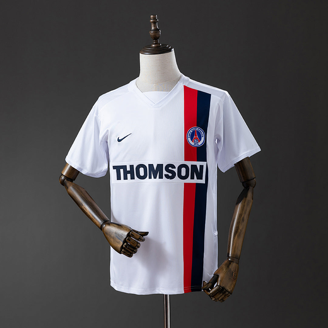 Camiseta Retro PSG Visita Blanca 02/03 - frente