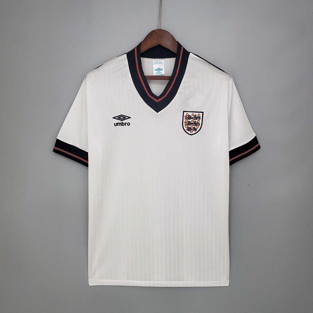 Camiseta Retro Inglaterra Local 84/87 - frente