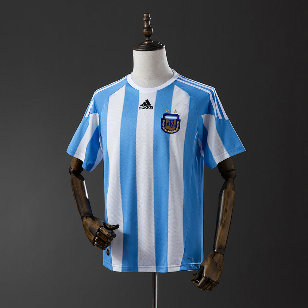 Camiseta Retro Argentina Local 2010 - frente