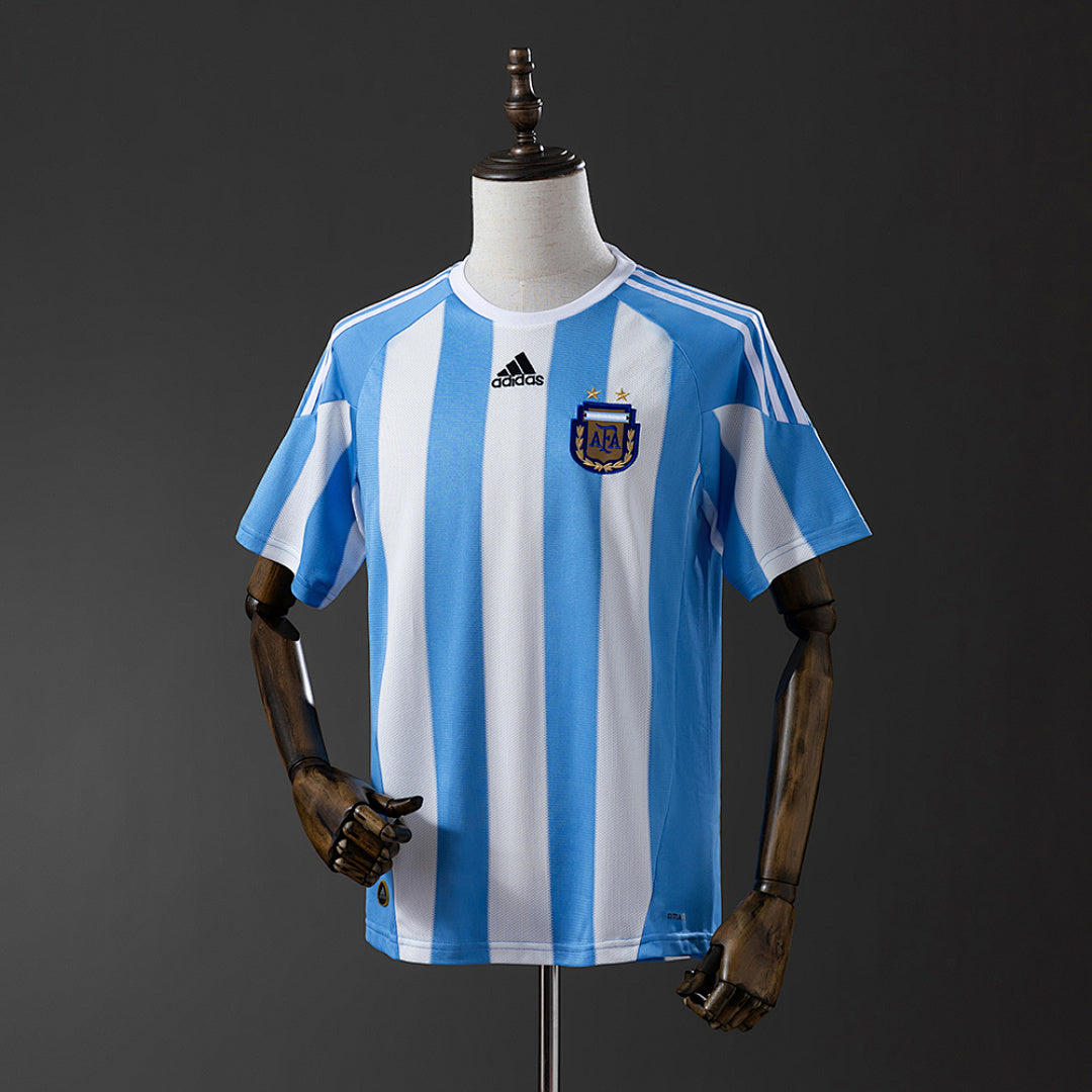 Camiseta Retro Argentina Local 2010 - frente