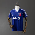 Camiseta Retro U. de Chile Local Azul Marino y Gris 1998 - frente