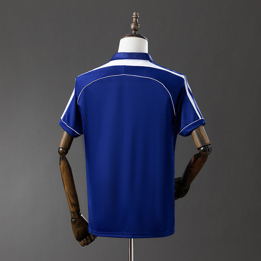 Camiseta Retro U. de Chile Local Azul Marino y Gris 1998 - espalda