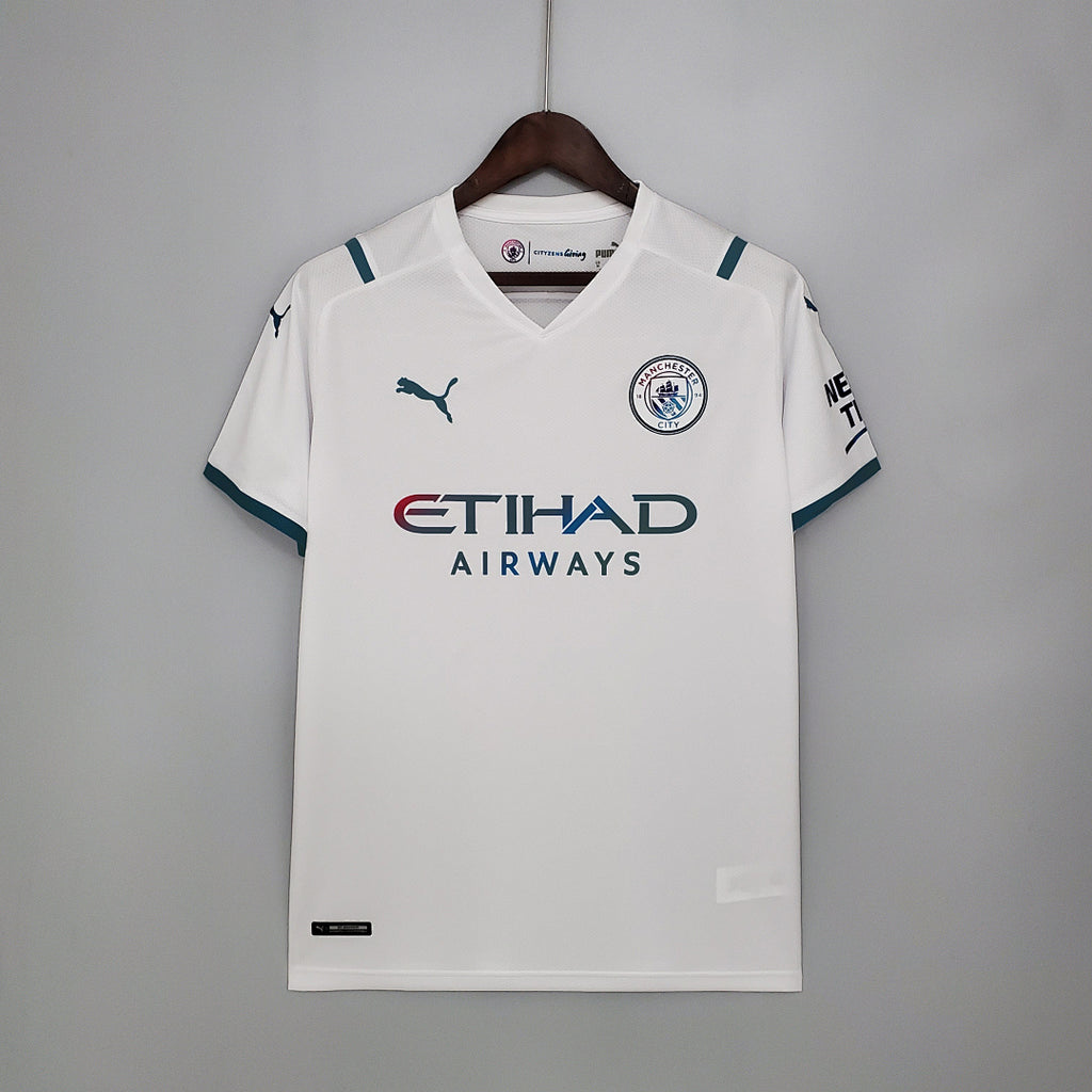Camiseta Retro Manchester City Visita 21/22 - frente