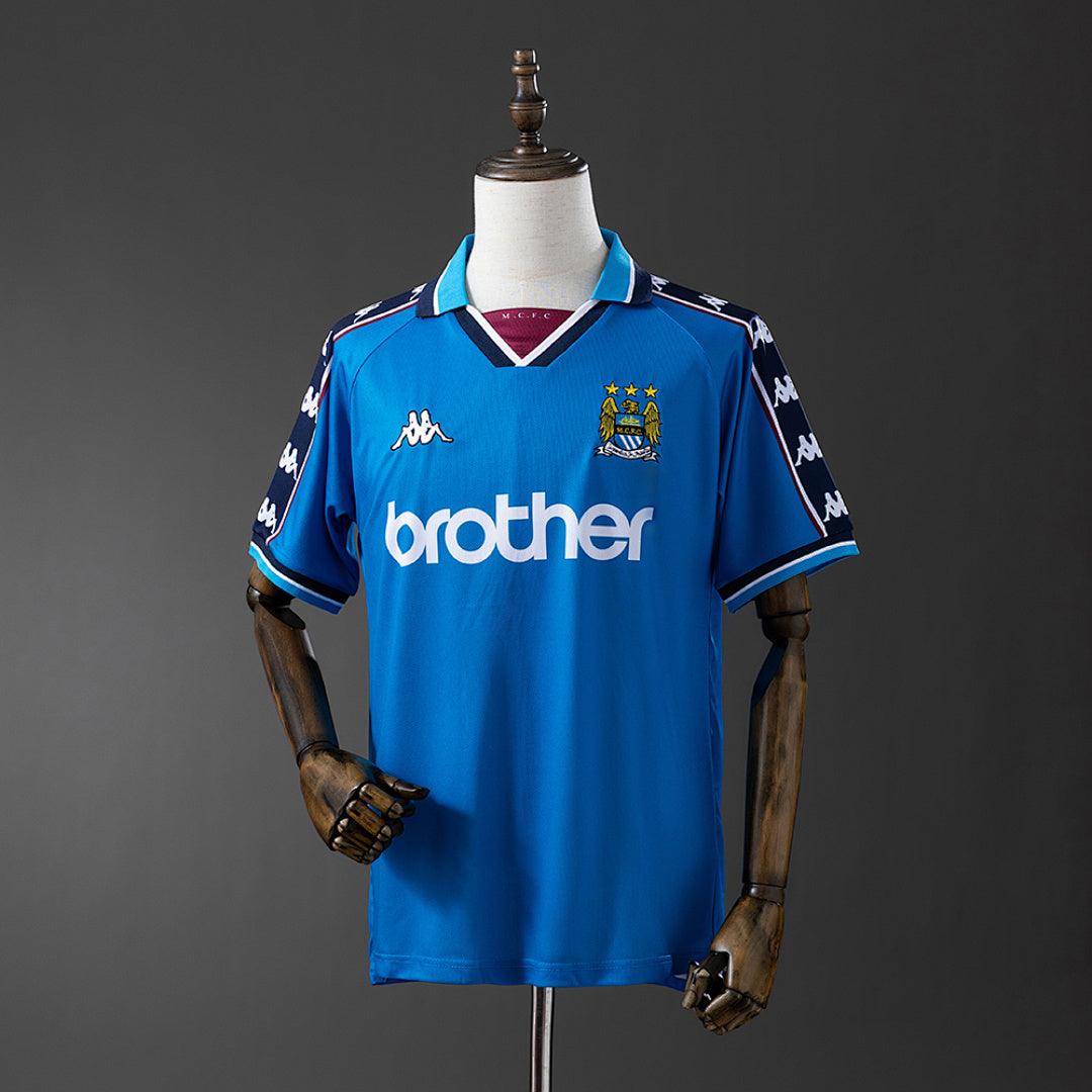 Camiseta Retro Manchester City Local 97/99 - frente