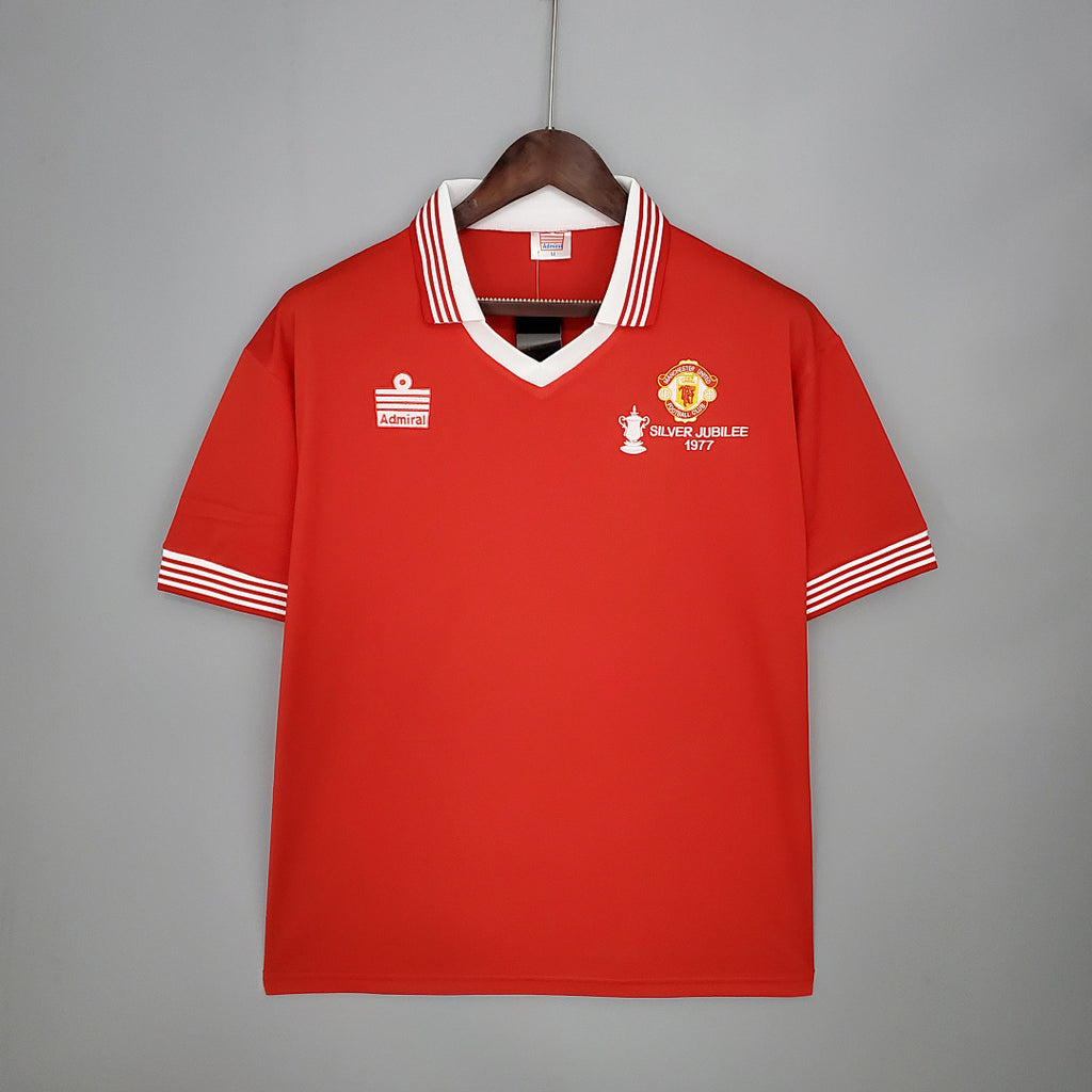 Camiseta Retro Manchester United Local 1977 - frente