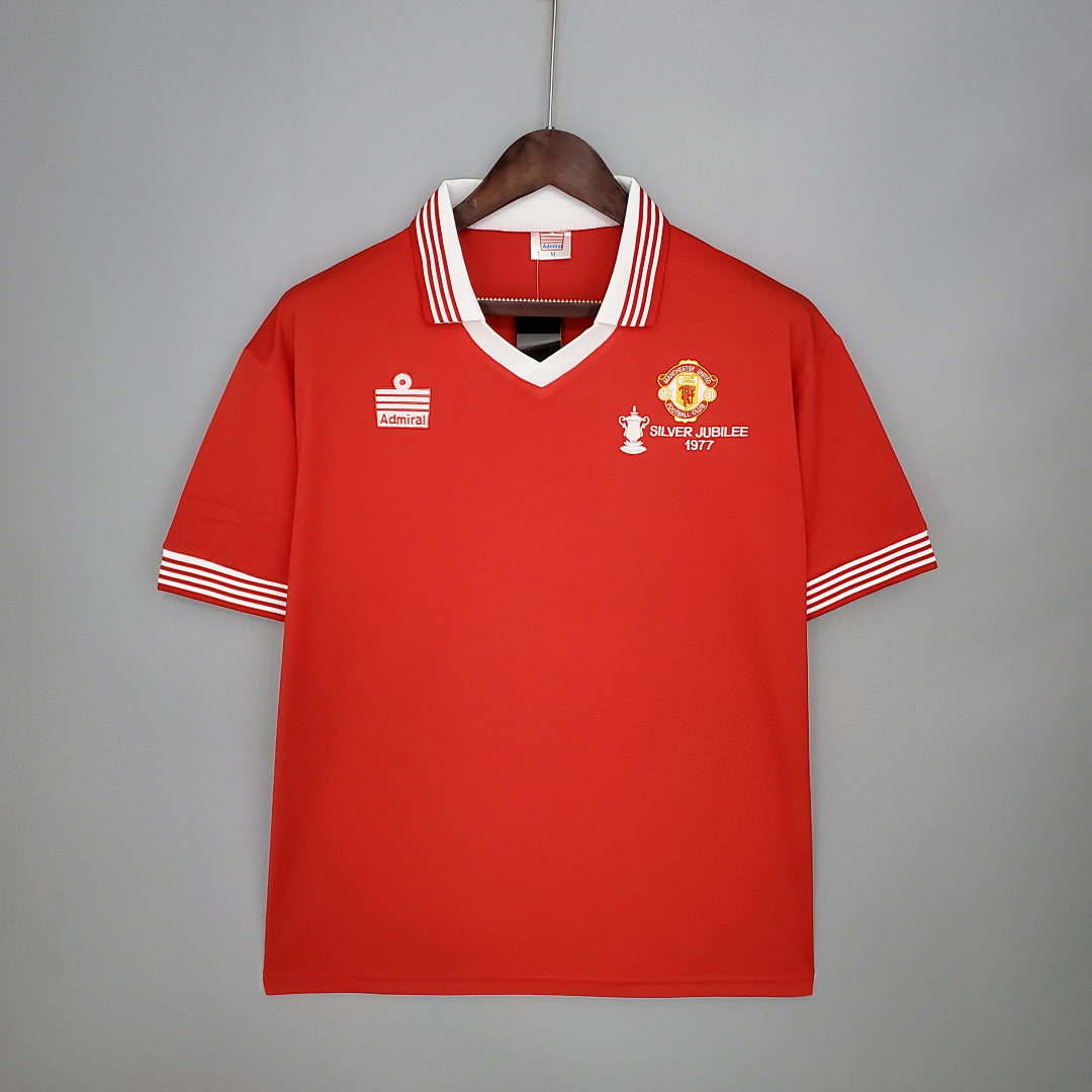 Camiseta Retro Manchester United Local 1977 - frente