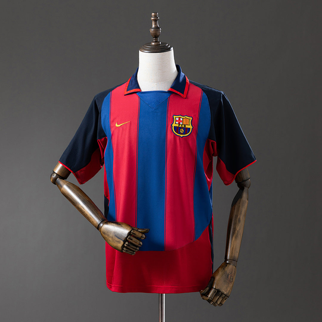 Camiseta Retro FC Barcelona Local 03/04 - frente