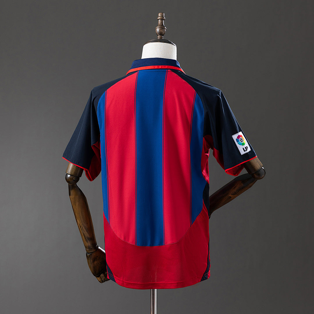 Camiseta Retro FC Barcelona Local 03/04 - espalda
