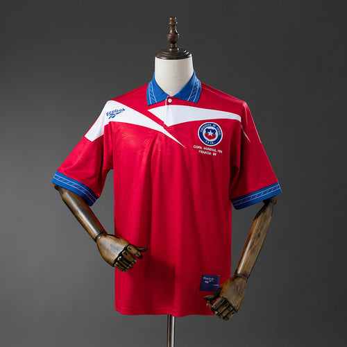 Camiseta Retro Chile Local 1998 - frente
