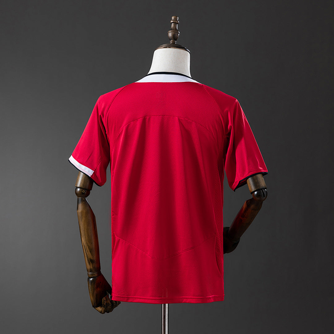 Camiseta Retro Manchester United Local 04/06 - espalda