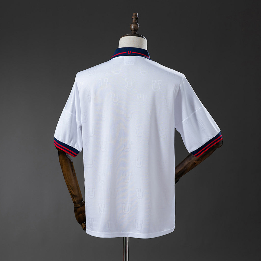 Camiseta Retro U. de Chile Local Celeste y Negra 1998 - espalda