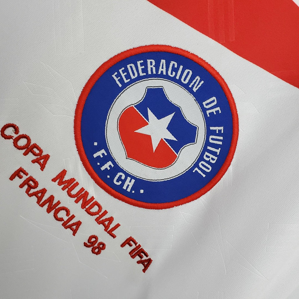 Camiseta Retro Chile Visita 1998 - espalda