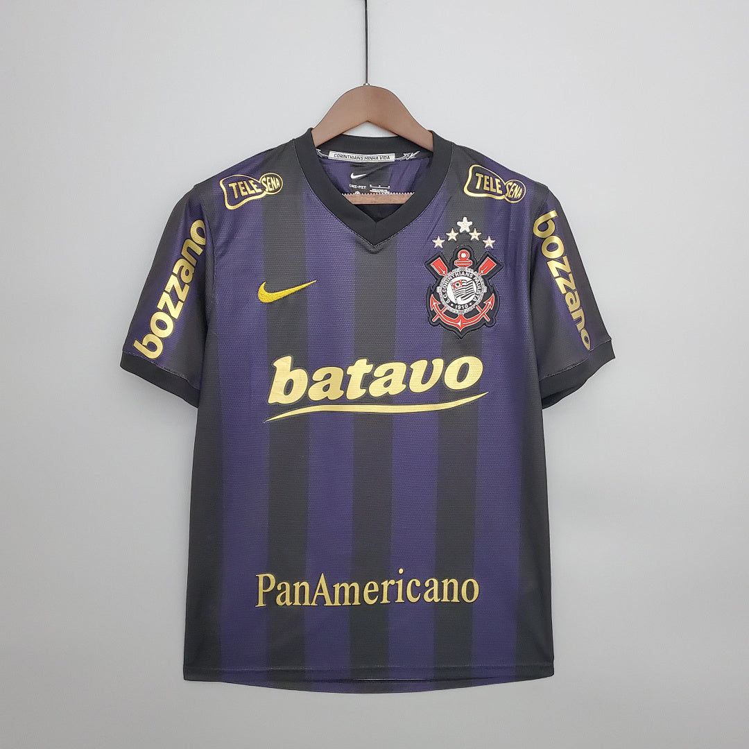 Camiseta Retro Corinthians Visita 09/10 - frente