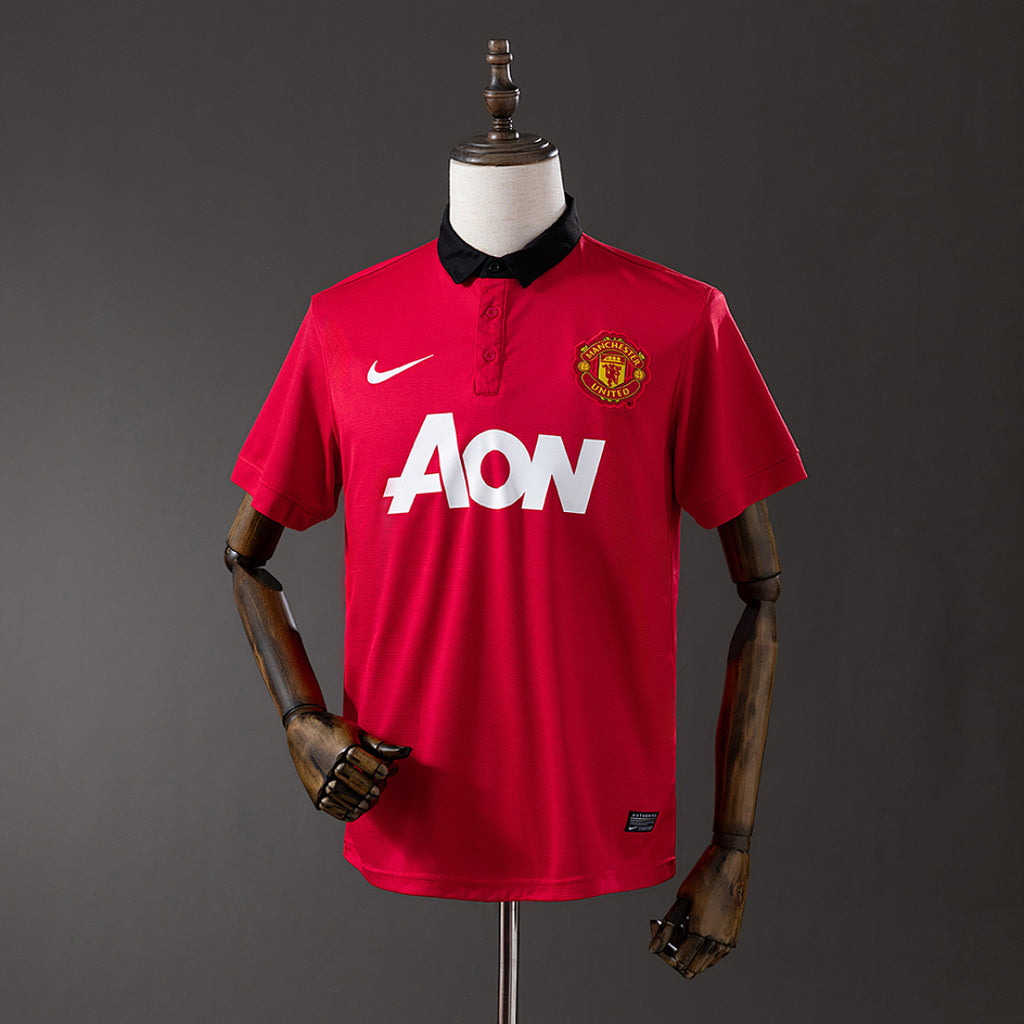 Camiseta Retro Manchester United Local 13/14 - frente