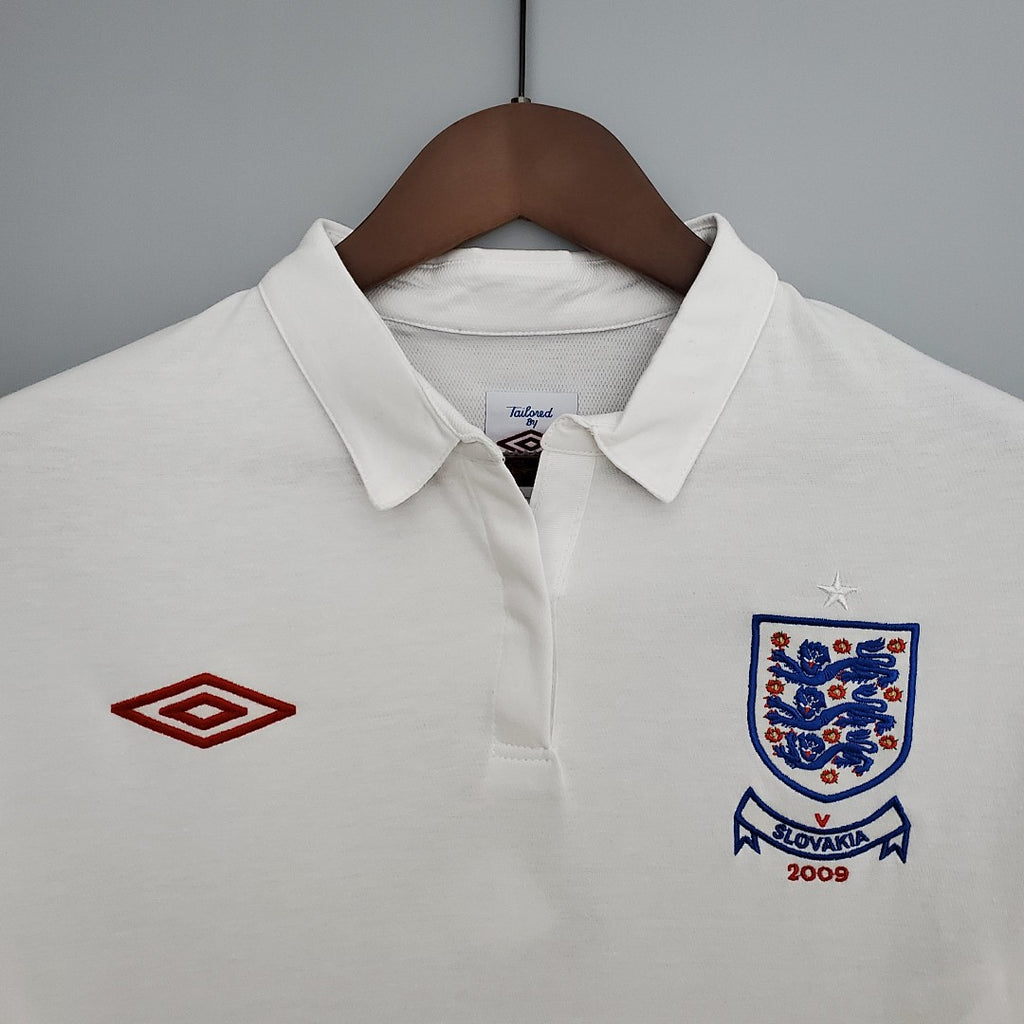 Camiseta Retro Inglaterra Local 2010 - espalda