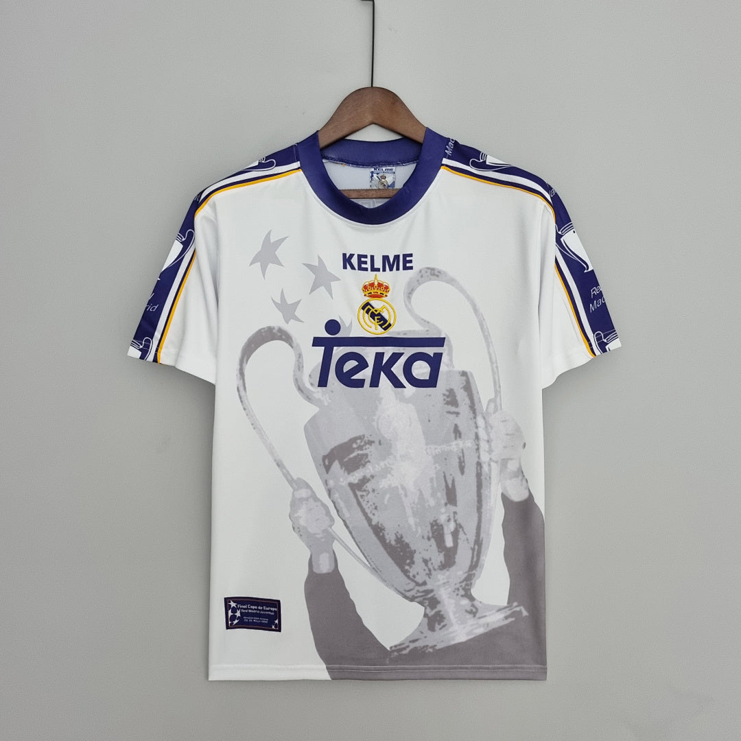 Camiseta Retro Real Madrid Champions League Edición Especial 97/98 - frente