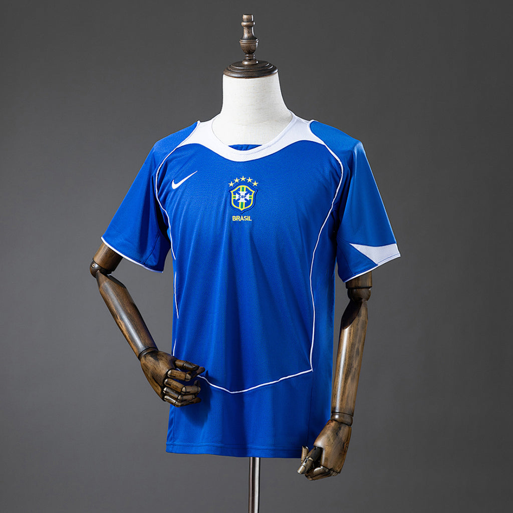 Camiseta Retro Brasil Visita 2004 - frente