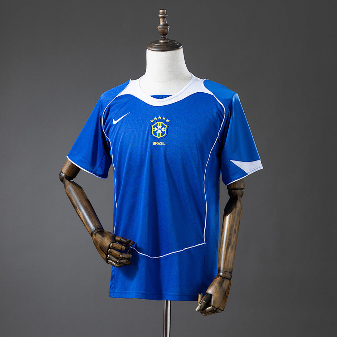 Camiseta Retro Brasil Visita 2004 - frente