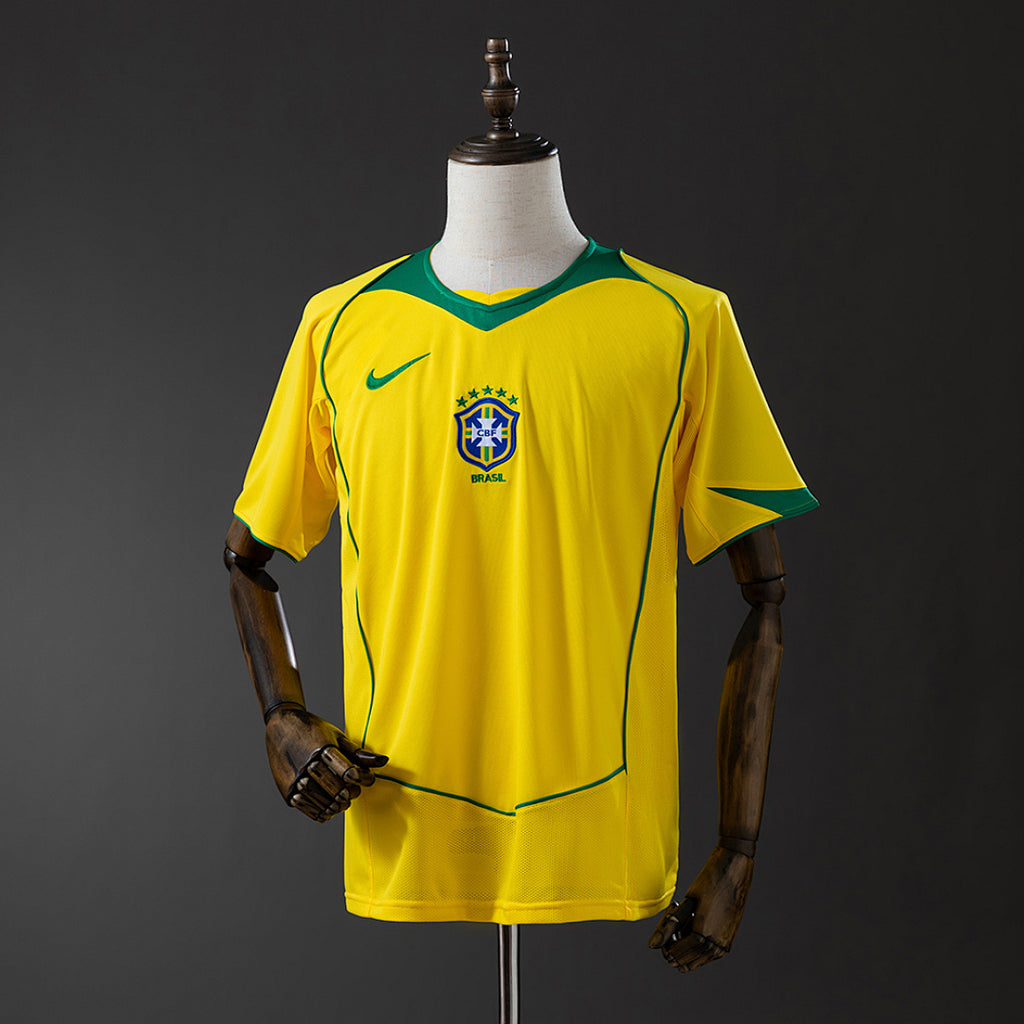 Camiseta Retro Brasil 2004 - frente