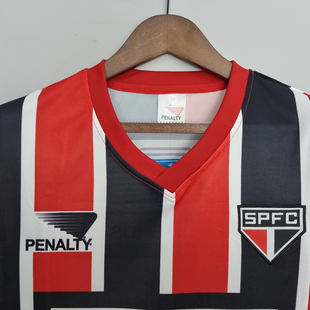 Camiseta Retro São Paulo Visita 1991 - espalda