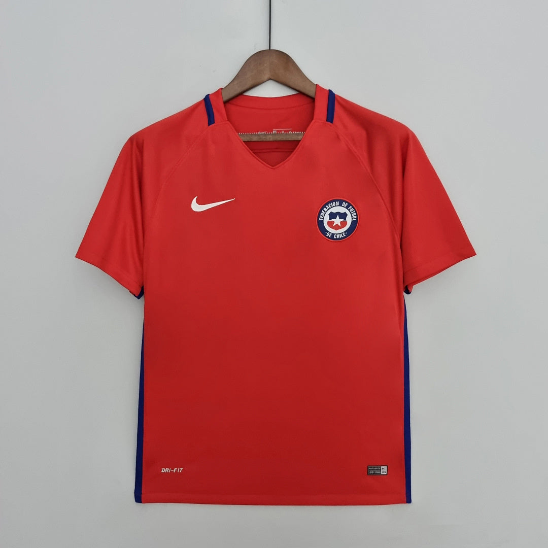Camiseta Retro Chile Local 16/17 - frente