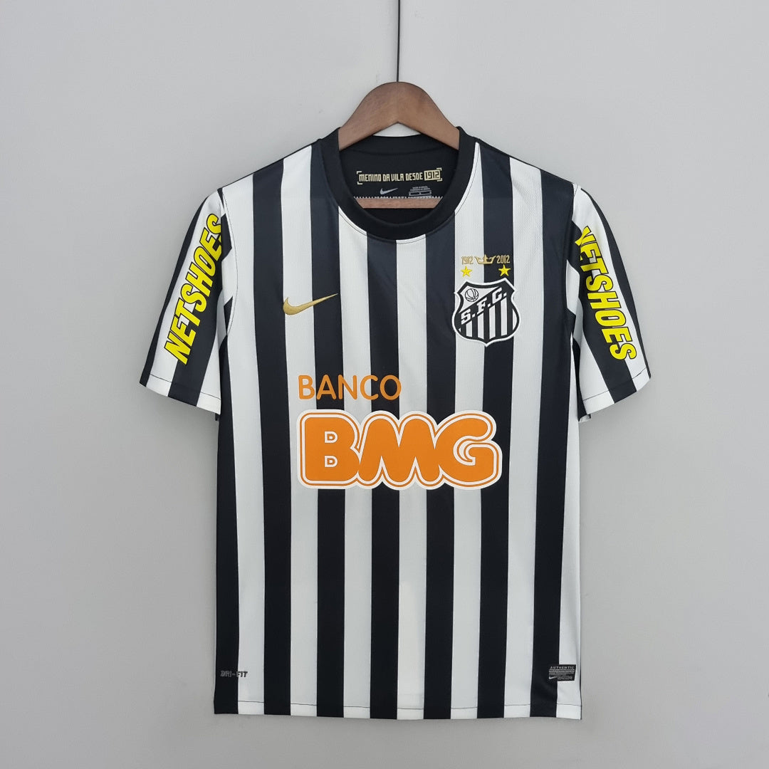 Camiseta Retro Santos Visita 2013 - frente