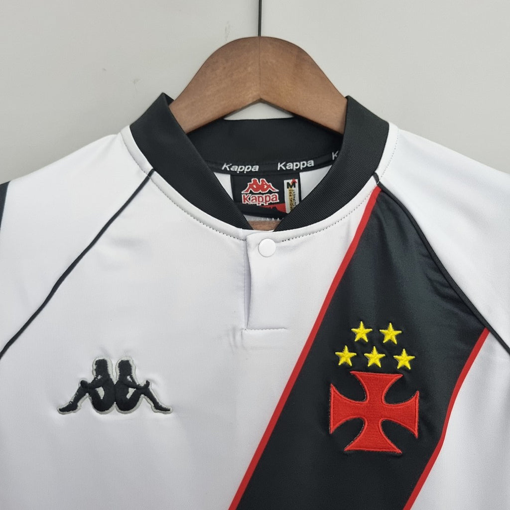 Camiseta Retro Vasco da Gama Visita 1998 - espalda