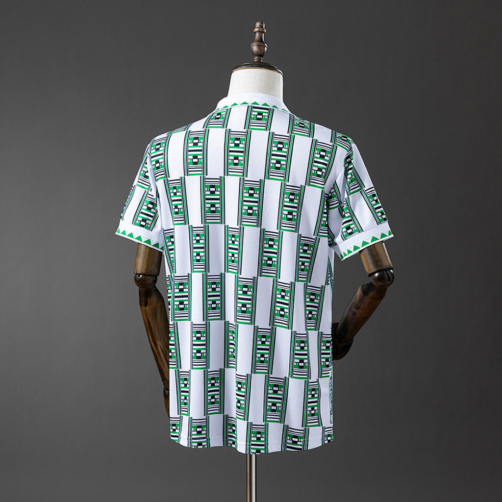 Camiseta Retro Nigeria Visita 1994 - espalda