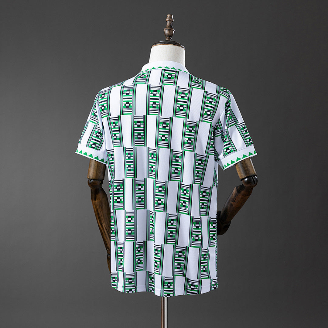 Camiseta Retro Nigeria Visita 1994 - espalda