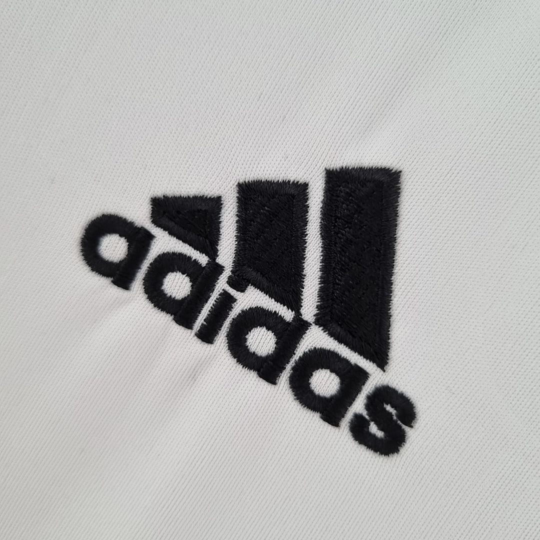 Camiseta Retro Real Madrid Local Gris Claro y Gris 22/23 - espalda