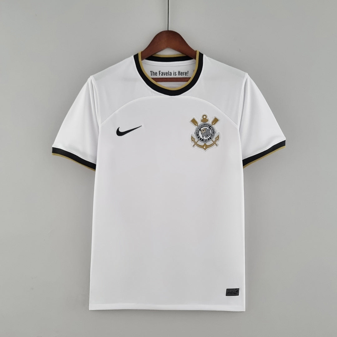 Camiseta Retro Corinthians Local 22/23 - frente