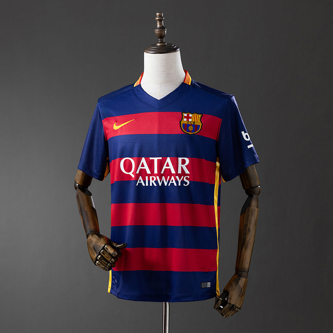 Camiseta Retro FC Barcelona Local 15/16 - frente