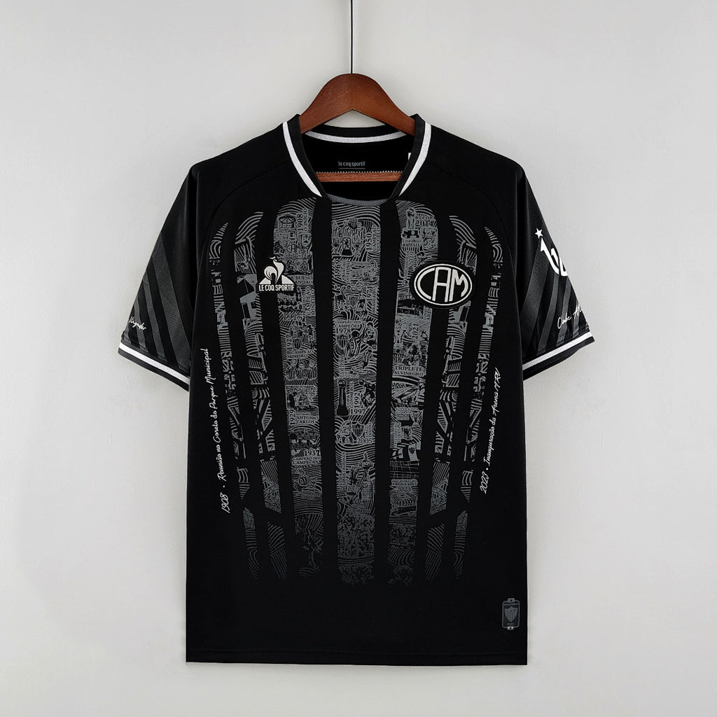 Camiseta Retro Atlético Mineiro Negra Edición Especial 22/23 - frente