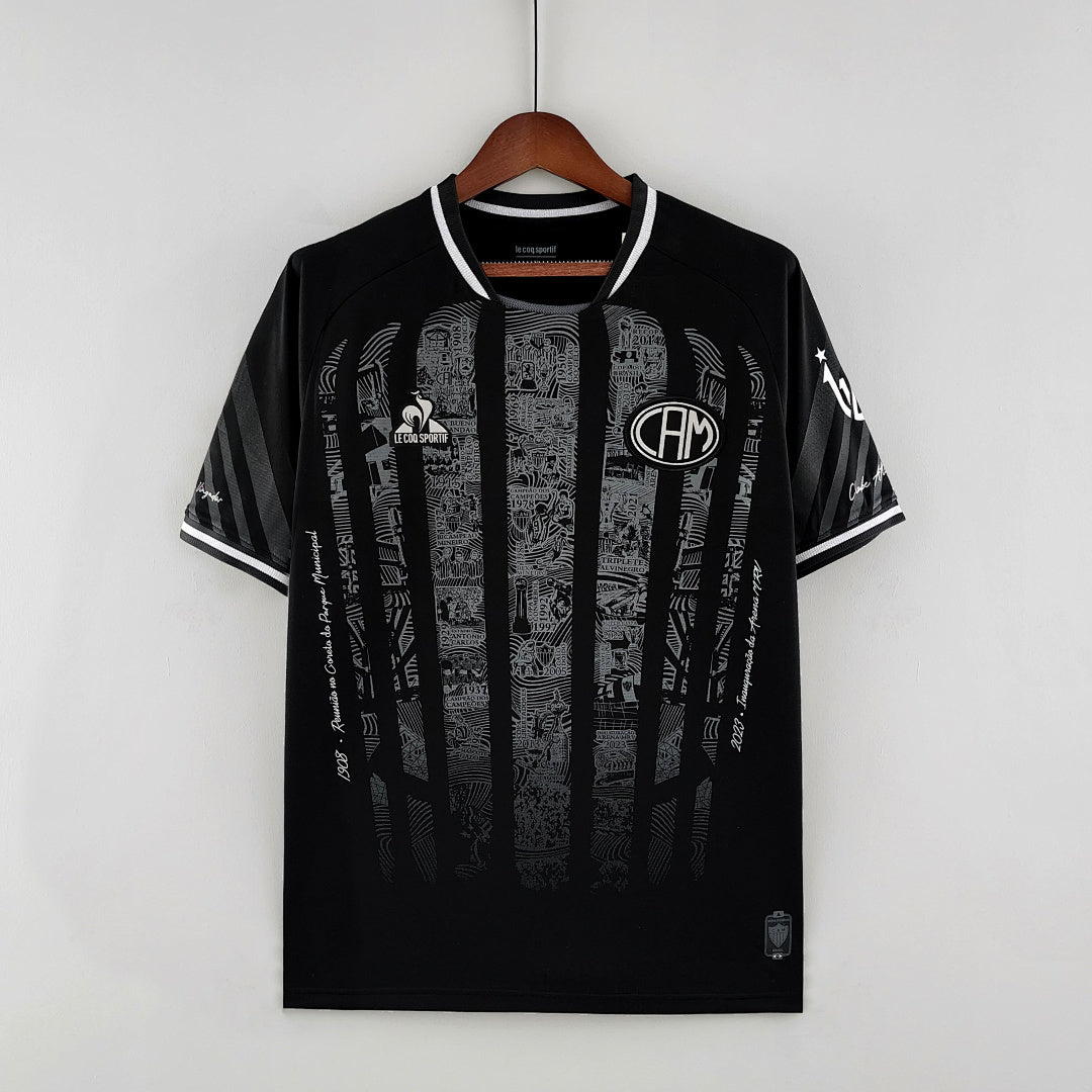 Camiseta Retro Atlético Mineiro Negra Edición Especial 22/23 - frente