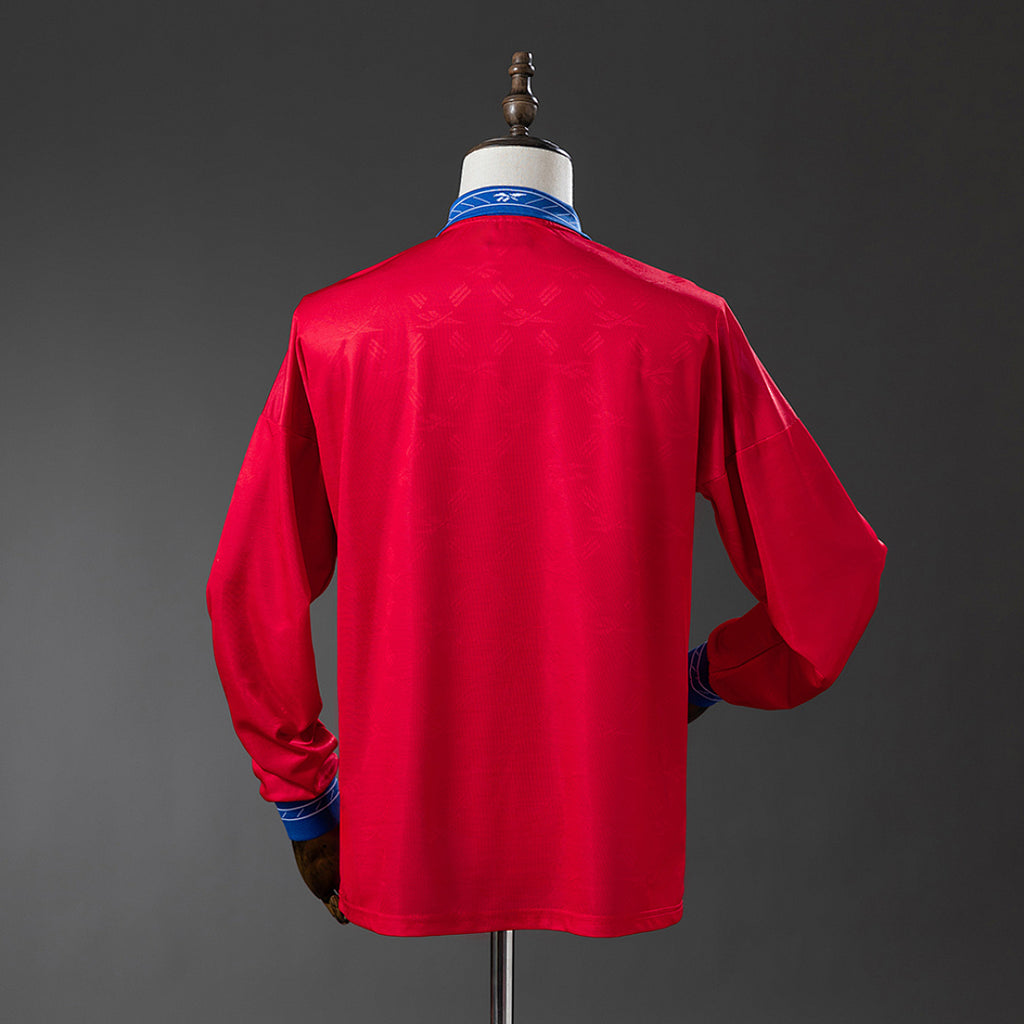 Camiseta Retro Chile Local Manga Larga 1998 - espalda