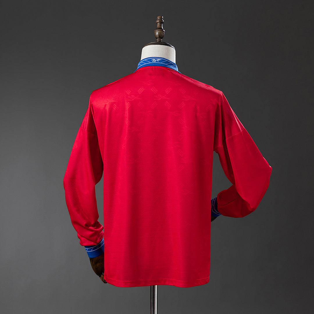 Camiseta Retro Chile Local Manga Larga 1998 - espalda