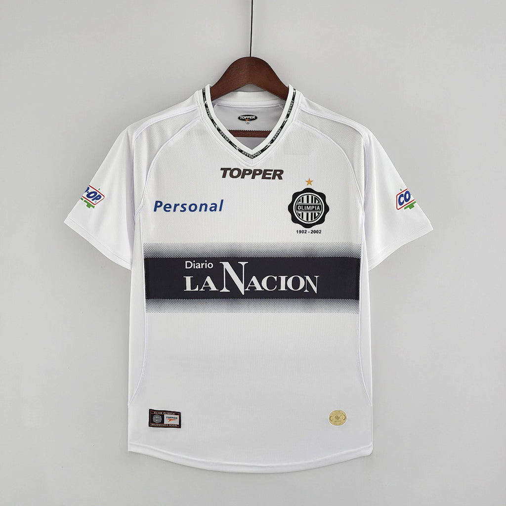 Camiseta Retro Olimpia Local 2002 - frente