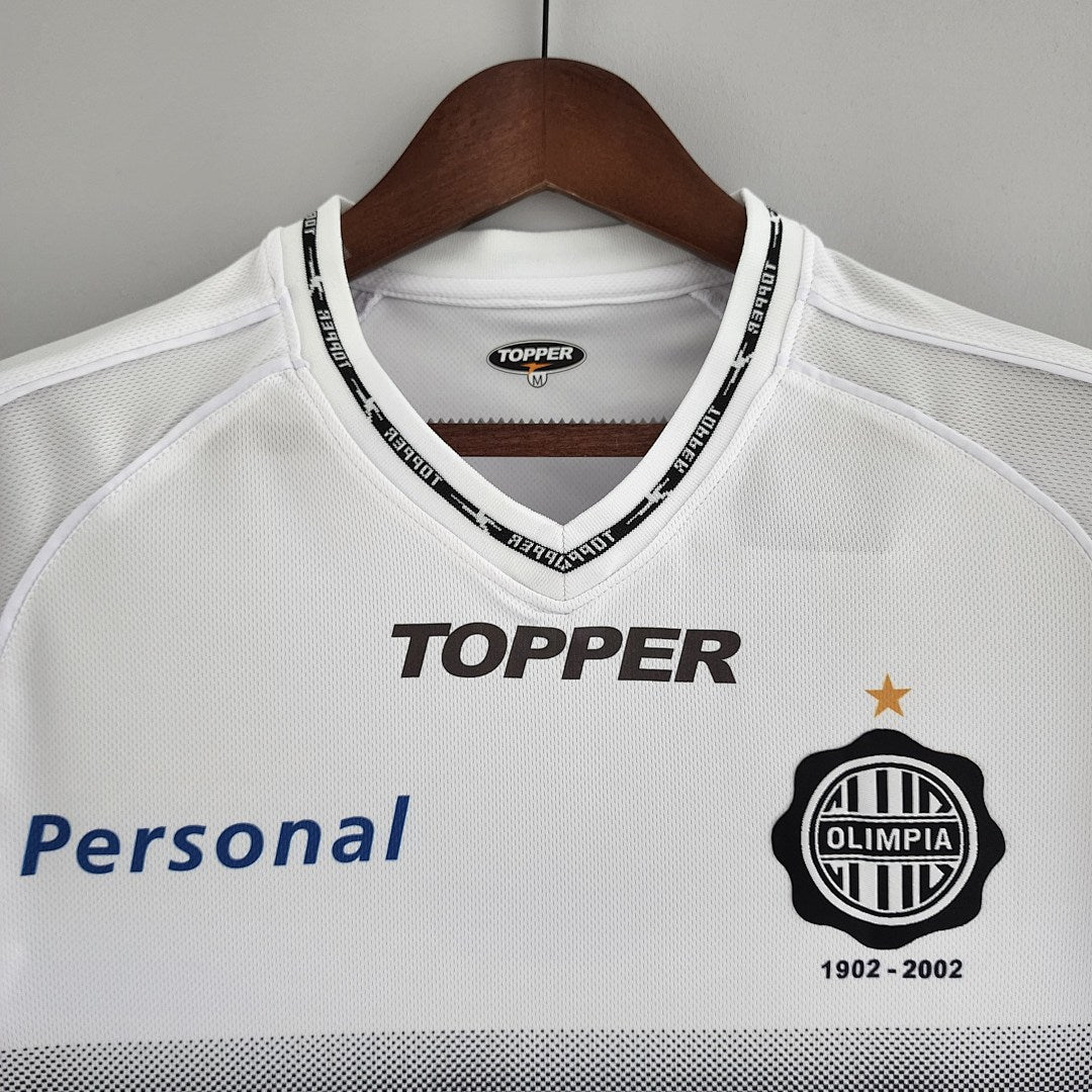 Camiseta Retro Olimpia Local 2002 - espalda