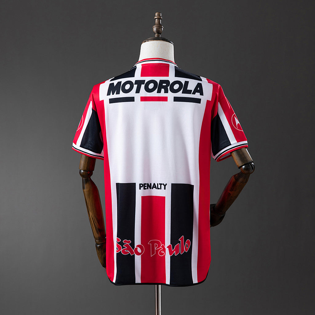 Camiseta Retro São Paulo Visita 2000 - espalda